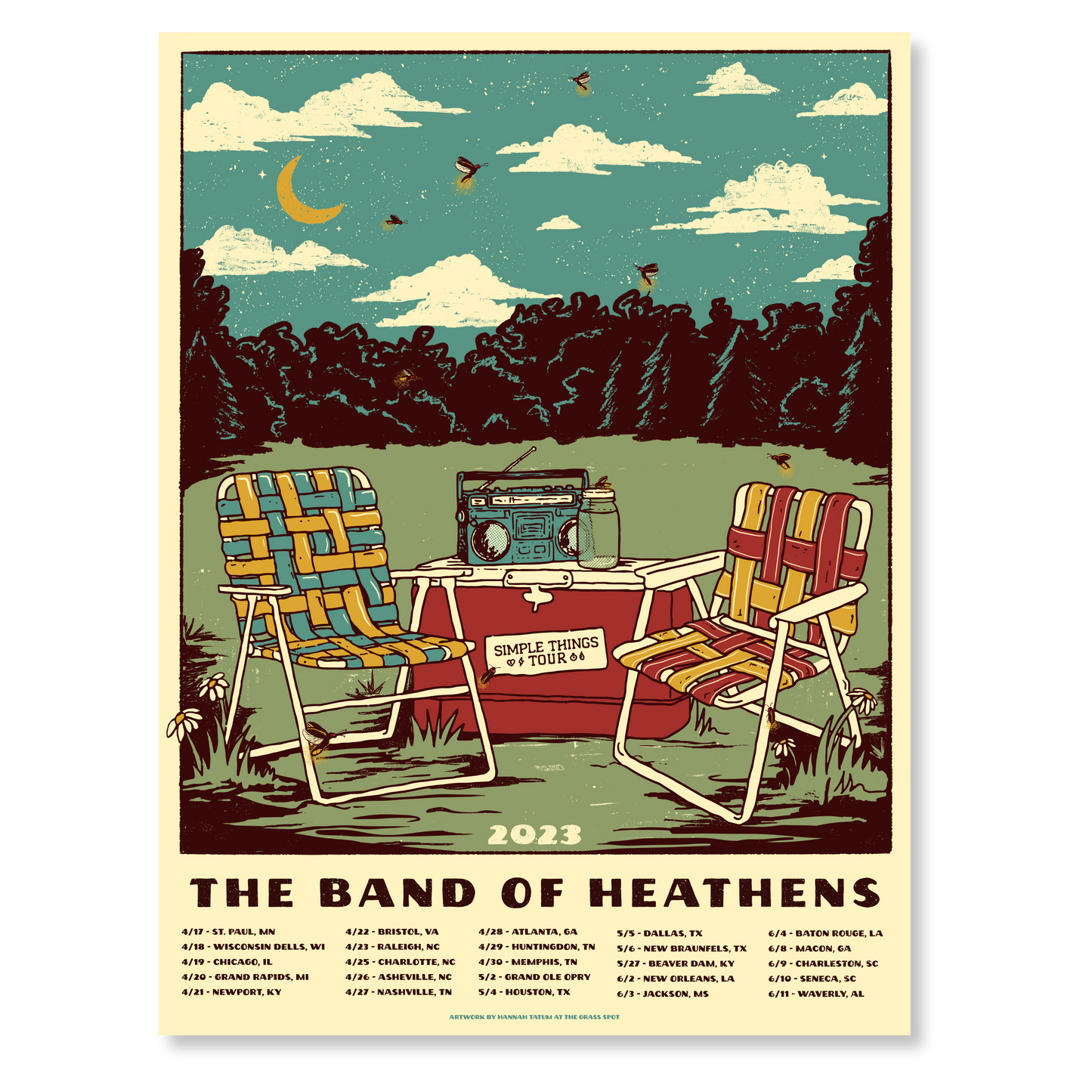 The Band of Heathen's Simple Things Tour 23'