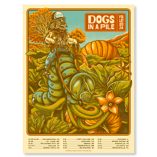 Dogs in a Pile - Fall Tour 24'