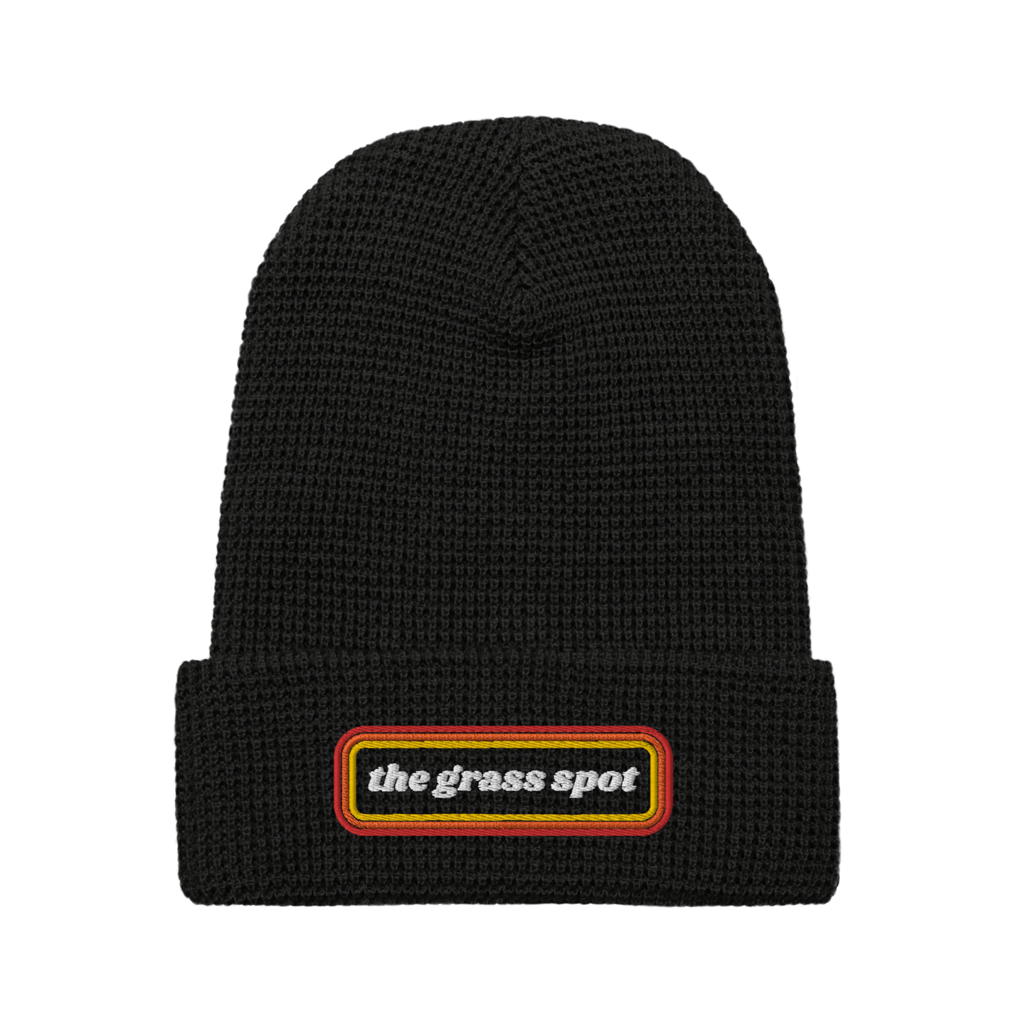retro waffle beanie