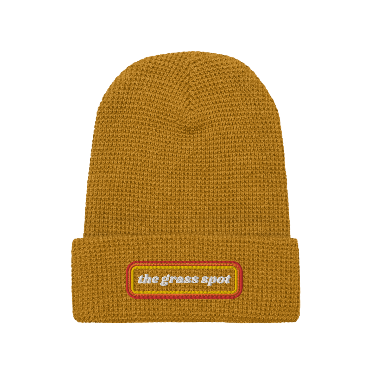 retro waffle beanie