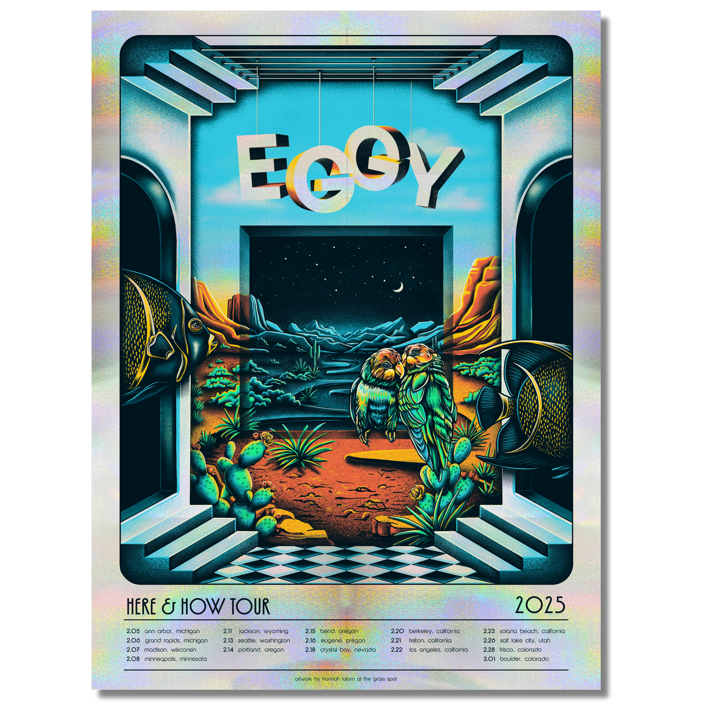 EGGY Here & How Tour Poster