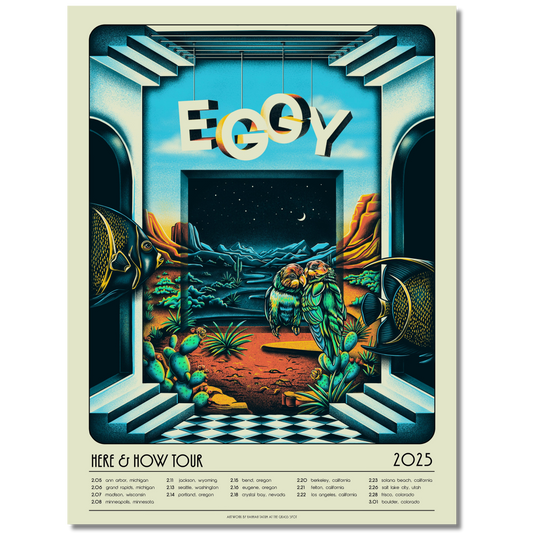 EGGY Here & How Tour Poster