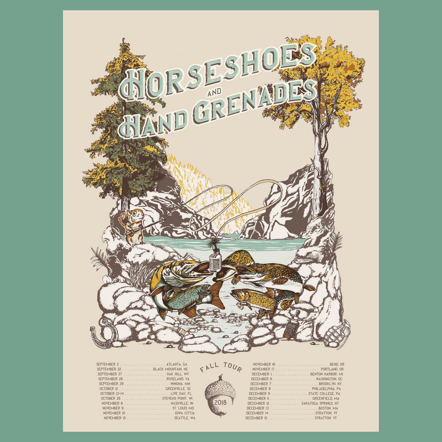 Horseshoes & Hand Grenades Fall Tour 18' The Grass Spot